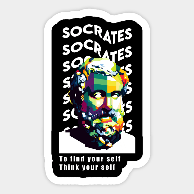 Socrates Streetware Sticker by WPAP46